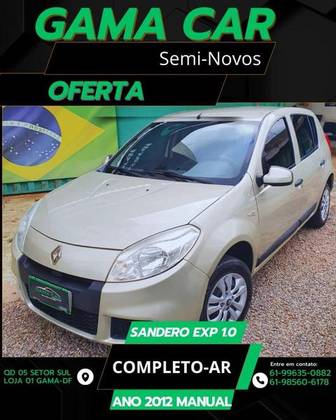 RENAULT SANDERO 1.0 EXPRESSION 16V FLEX 4P MANUAL